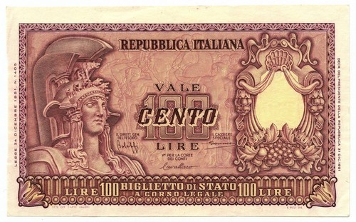 100 lire biglietto stato - biglietto,