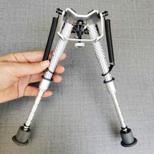 Bipiede da caccia cecchino ritorno molla regolabile in fibra di carbonio da 6 a 9" sgancio rapido