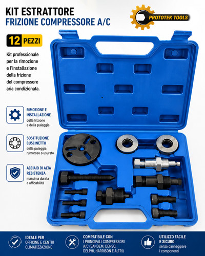 Kit per estrattore frizione - per,