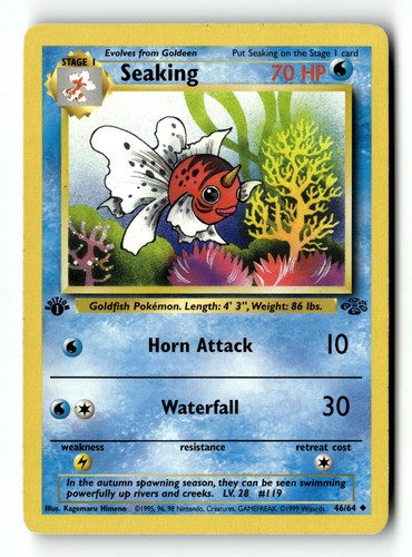 Pokemon card seaking 1st - pokemon,