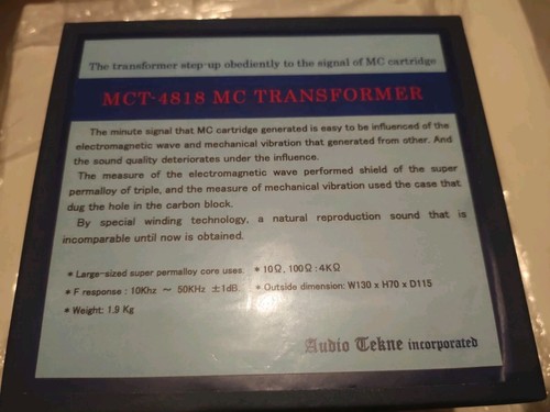 New audio tekne mct 4818 - tekne,