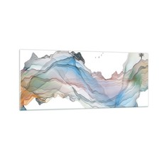 Quadro su Vetro 100x40cm Onde