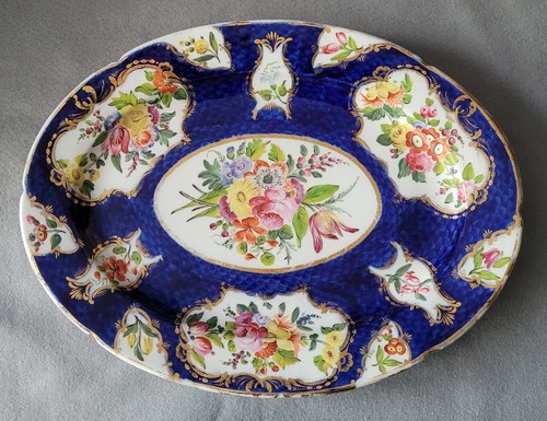 Coalport piatto fiori - piatto, scala