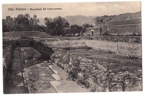 Cpa italie villa adriana - villa,