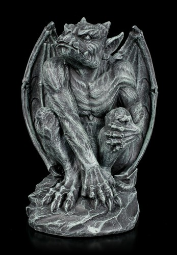 Gargoyle figura accovacciato - figura,