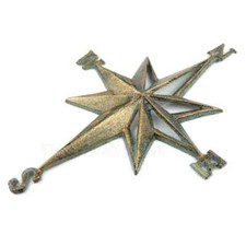 Bussola rosa nautica metallo