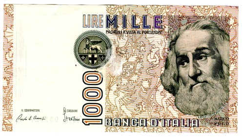 Italia biglietto 1000 - *,