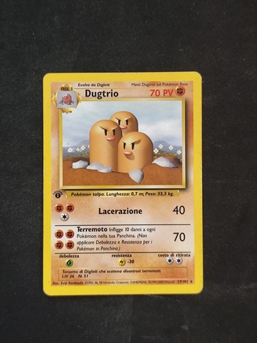 Carte pokémon dugtrio - carte, set