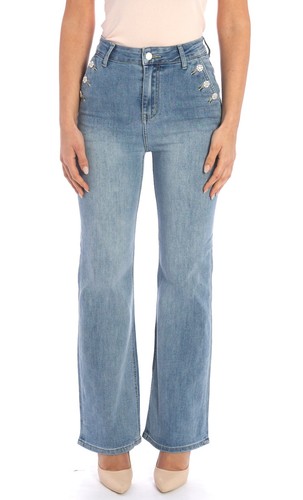 Jeans white wise zampa - jeans,