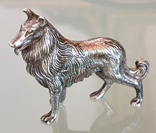 Cane Colie argento 800 