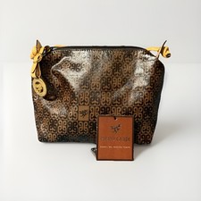 PIERO GUIDI TRACOLLA SMALL LINEA  MONOGRAM MARRONE