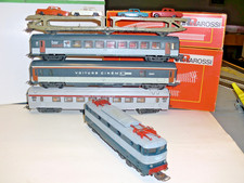 Smaltimento Lima E444 001 scala 1:87 3carrozze + Bisarca auto Leggi attentamente