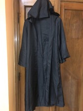 Medioevo Tunica Cappa Mantello Nero Sith Jedi