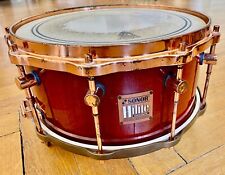 RARO rullante esclusivo Sonor Hilite in acero rosso 14x7 