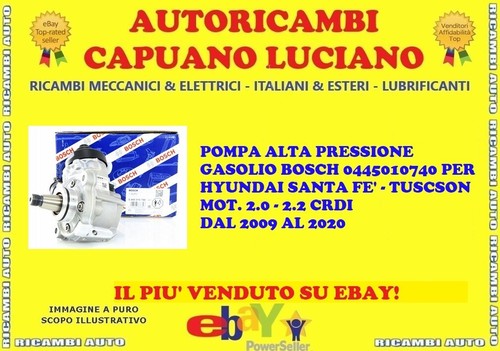 Pompa alta pressione gasolio - pressione,