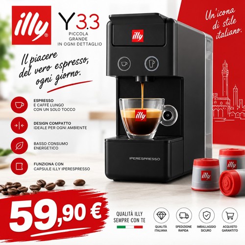 Macchina caffè illy 3 - caffè, y3.3