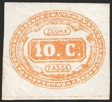 Italia Regno 1863 Segnatasse
