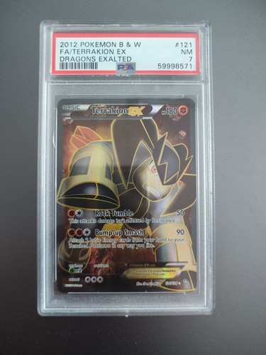 Terrakion 121 124 psa 7 - terrakion,
