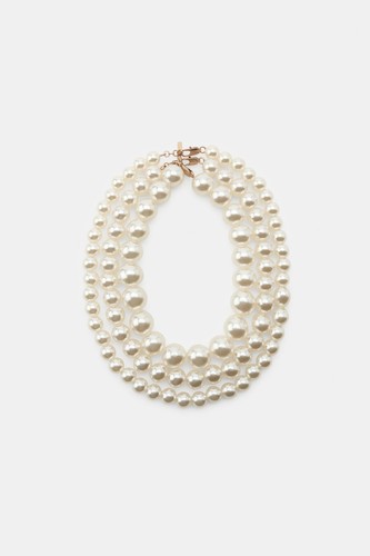 Zara set collana perle - , doppio