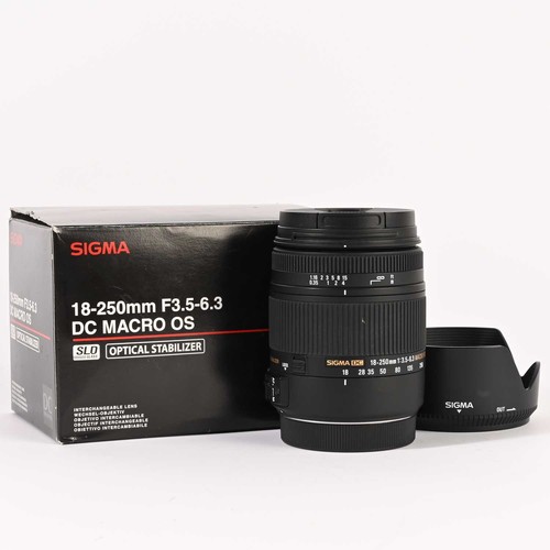 Sigma 250mm 6 3 macro - 18-250mm, f/3,5-6,3