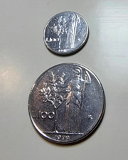 LOTTO 2x Lire 100 cento
