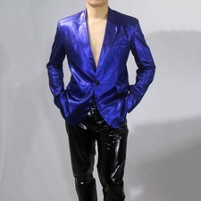 Giacca Blazer Metallica Lucida