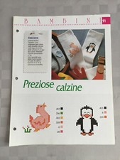 Schema punto croce Bambini Presiose calzine calzini calze