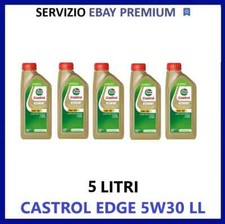 OLIO MOTORE AUTO CASTROL EDGE TITANIUM FST 5W30 LL -5 LT LITRI