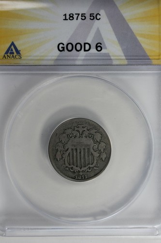 1875 anacs 6 scudo - g,
