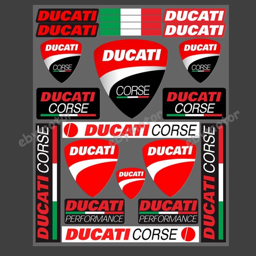 Per ducati corse - per, adesivi