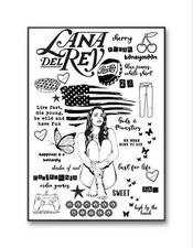 Poster Lana Del Rey, stampa