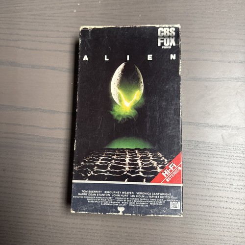 Alien 1979 cbs fox vhs - alien,