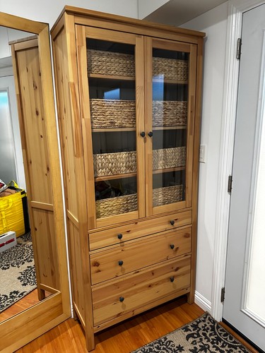 Ikea hemnes glass door - ikea,