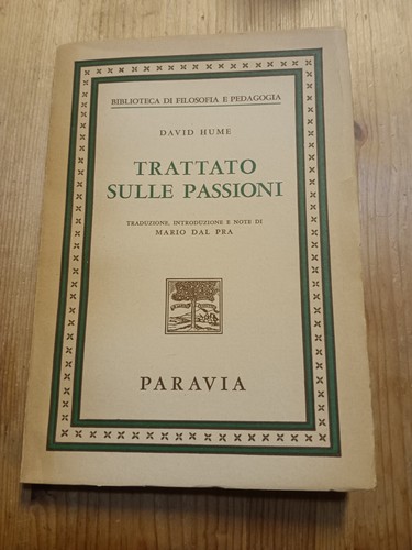 Trattato sulle passioni d - trattato,