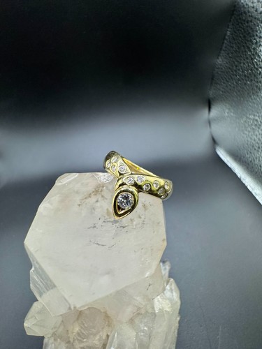 Anello oro 585 - anello, elegante