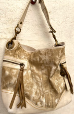 * Coach * borsa in pelle e
