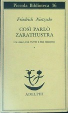 COSI' PARLO' ZARATHUSTRA VOL I