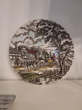 Piatto Piano Myott Royal Mail Inciso A Mano Staffordshire England