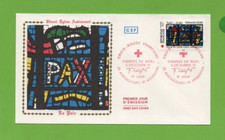 FDC 1981 - Croce Rossa - Vetrata Chiesa Audincourt - La Pace ( Ref. 7021)