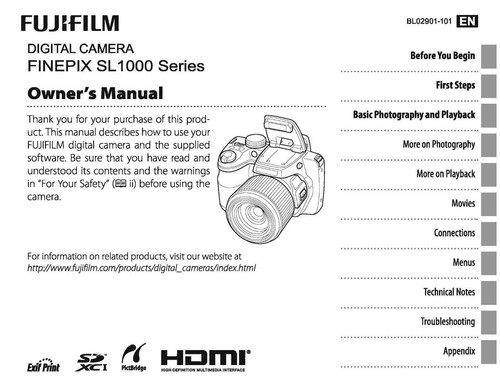 Fuji fujifilm sl1000 finepix - fujifilm,