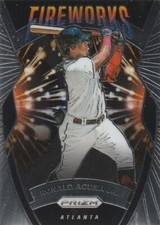 RONALD ACUNA JR. 2020 PIANINI PRIZM FUOCHI D'ARTIFICIO