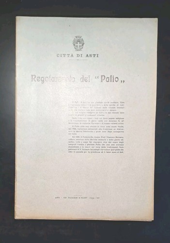 Città asti regolamento - città, di