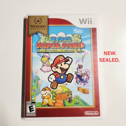 Wii super paper - mario, nintendo