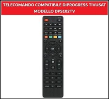 Telecomando Originale Decoder Diprogress Auriga Funzioni 2in1 Serie DPS102TV
