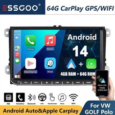 4+64G 9" Android 14 Car Stereo