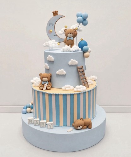 Torta scenografica orsetti - torta,