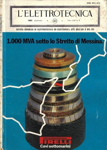 Elettrotecnica rivista - l'elettrotecnica.,