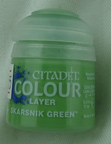 Pittura acrilica verde
