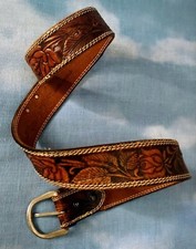 CINTURA -BELT vintage 80's EL CHARRO made in Oklaoma  TG. circa XS  RARE