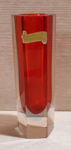 Murano glass vaso decorativo - murano,